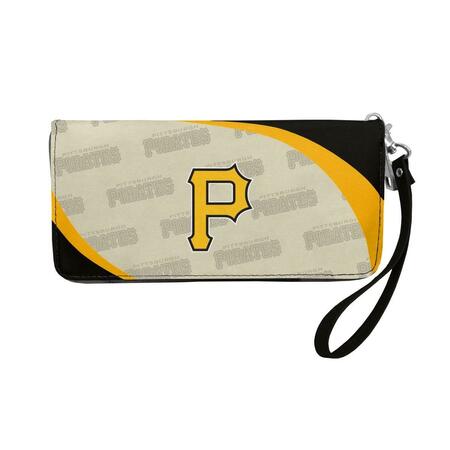 LITTLE EARTH MLB Curve Zip Organizer Wallet - Pittsburgh Pirates 600902-PIRT